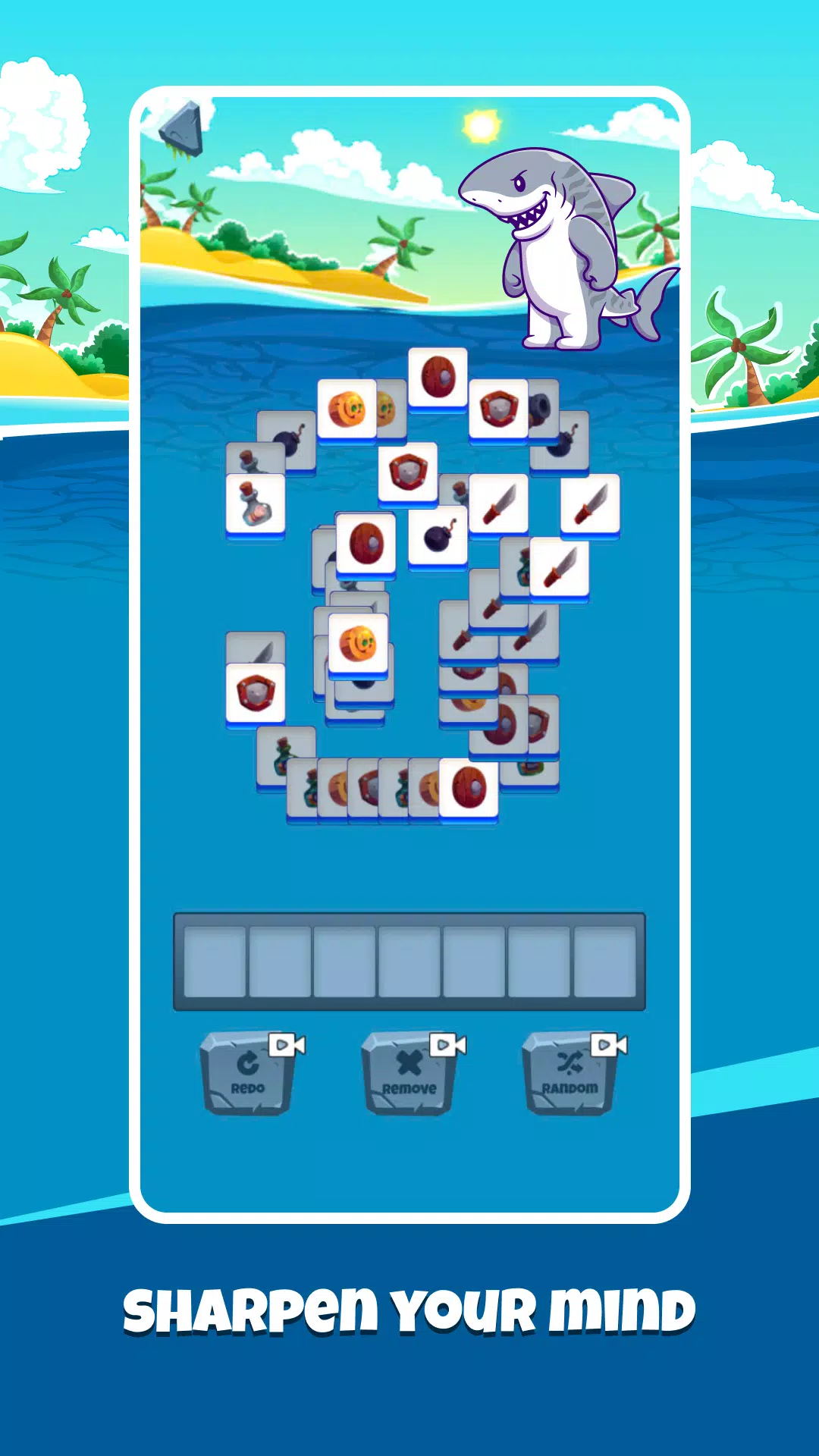 Shark Attack:Match Puzzle Game स्क्रीनशॉट 1