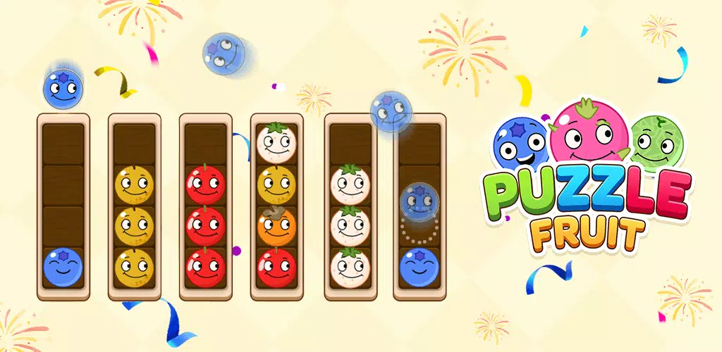 Fruit Puzzle: Color Puz Game Tangkapan skrin 1