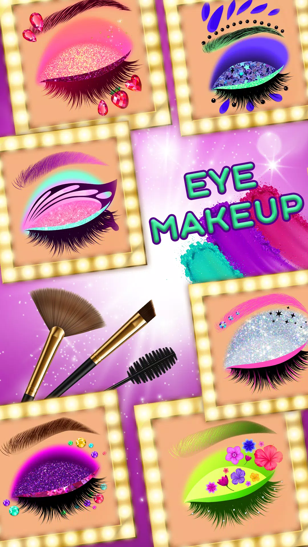 Eye makeup for girls Zrzut ekranu 1