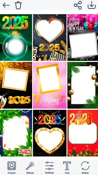 Christmas Photo Frames & Cards स्क्रीनशॉट 2