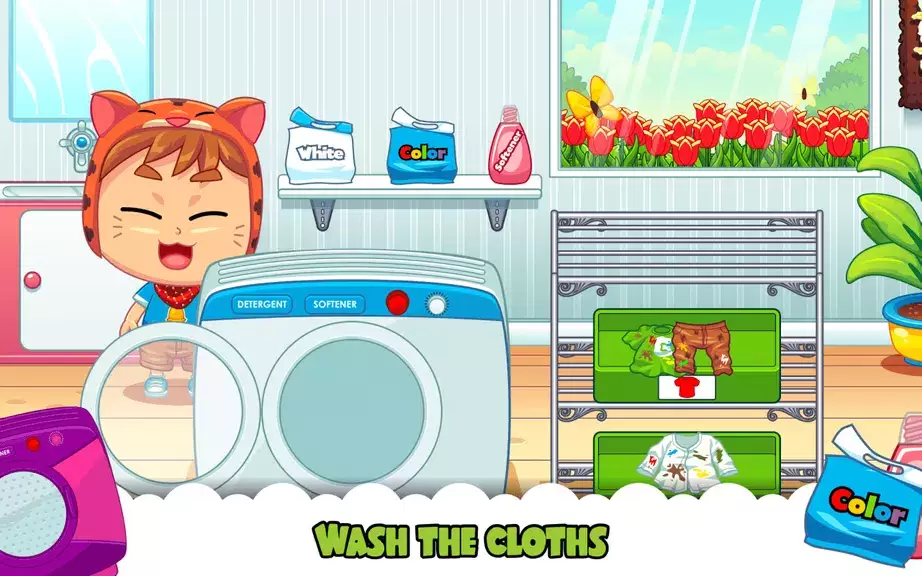 Marbel Laundry - Kids Game Tangkapan skrin 3