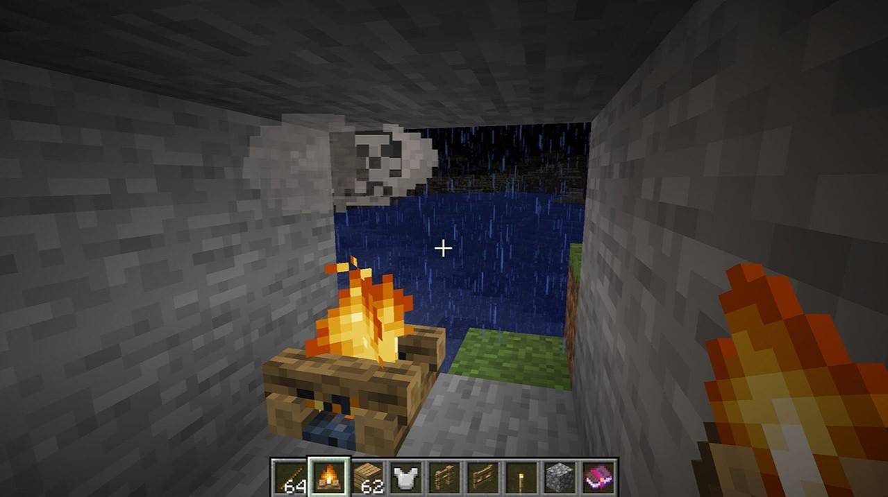 Campfire di Minecraft