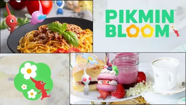 Pikmin Bloom enthüllt Pasta- und Tee-Dekoration