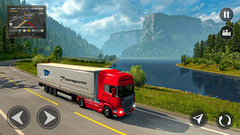 American Truck Driving Games Captura de pantalla 4