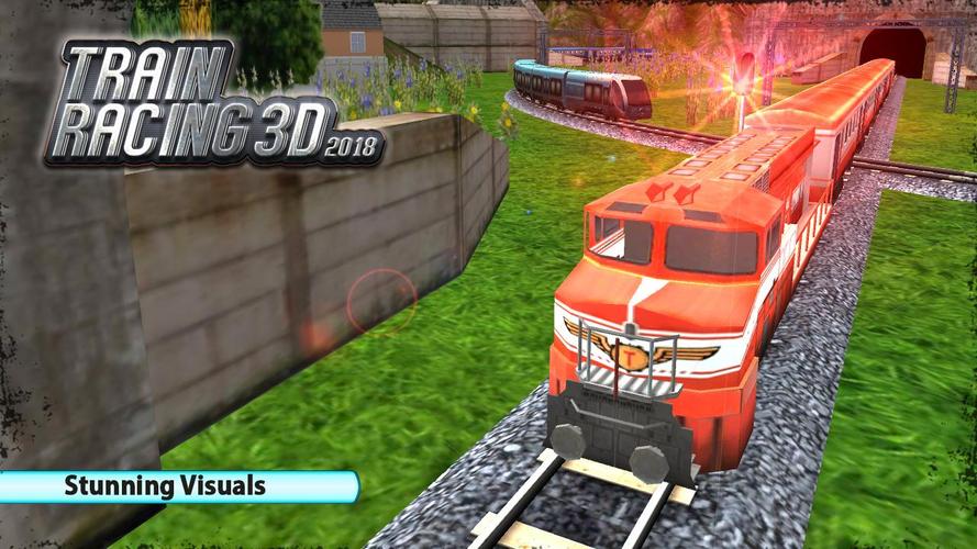 Train Racing 3D-2023 Train Sim Zrzut ekranu 1