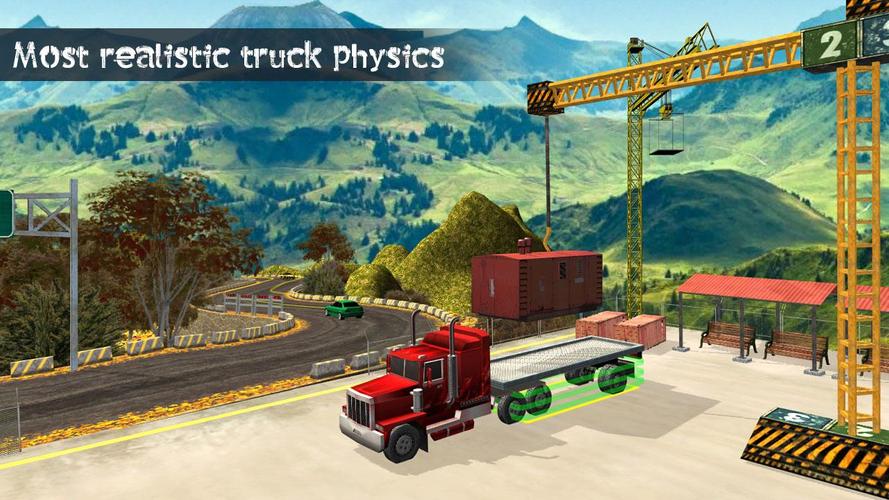 Truck Driving Uphill Simulator স্ক্রিনশট 1