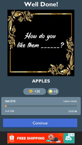 Fill in the Blank Word Quiz スクリーンショット 3