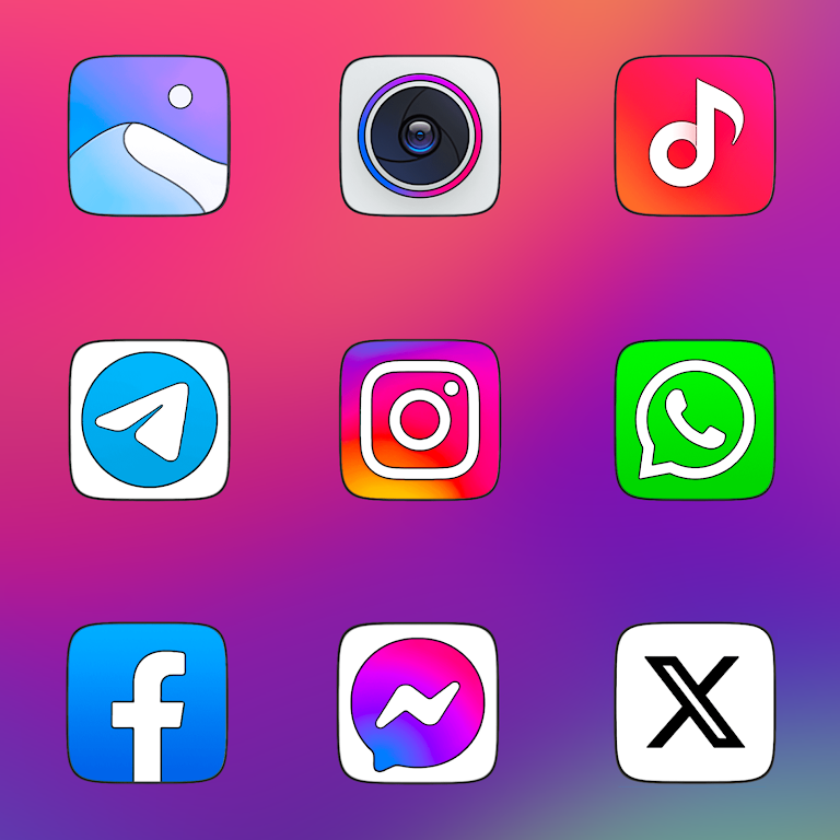 MIUl Carbon Icon Pack Mod Ảnh chụp màn hình 3