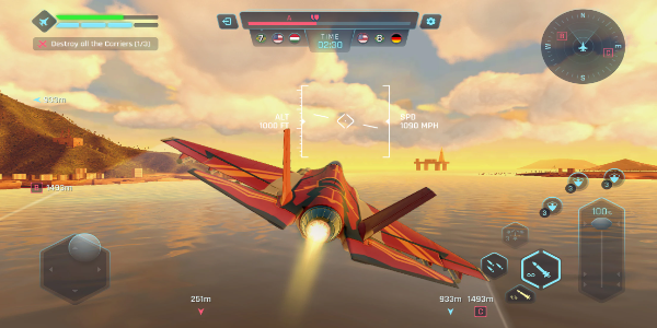 Schermata Sky Warriors: Airplane Games 3