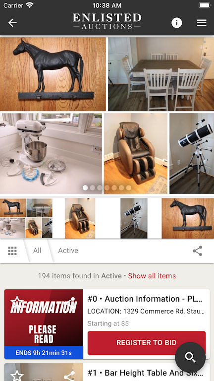 Enlisted Auctions スクリーンショット 4