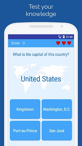 Capitals of the countries Quiz應用截圖第1張