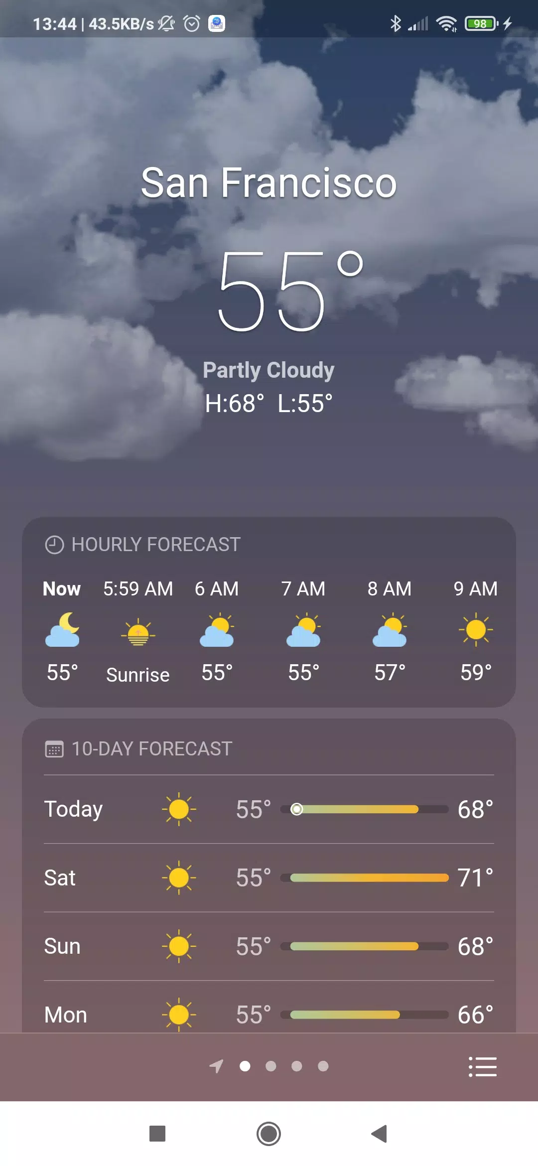 Real Weather Ảnh chụp màn hình 1