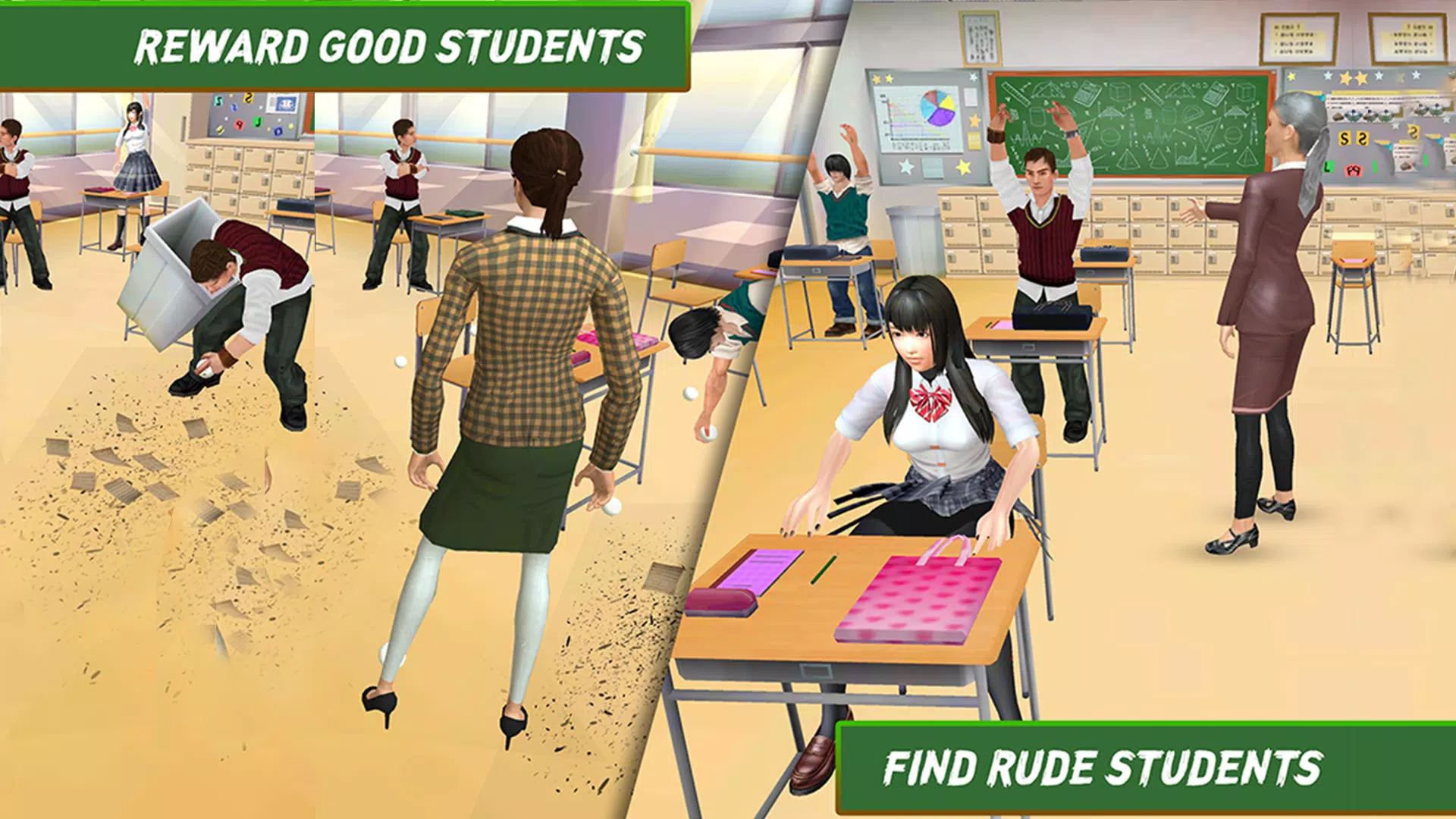 School Intelligent Teacher 3D Captura de pantalla 1