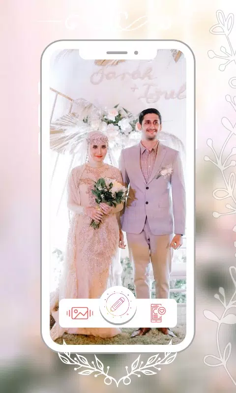 Hijab Couple Bridal Editor Schermafbeelding 2