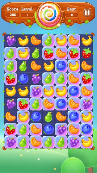 Fruit Melody - Match 3 Games Zrzut ekranu 1