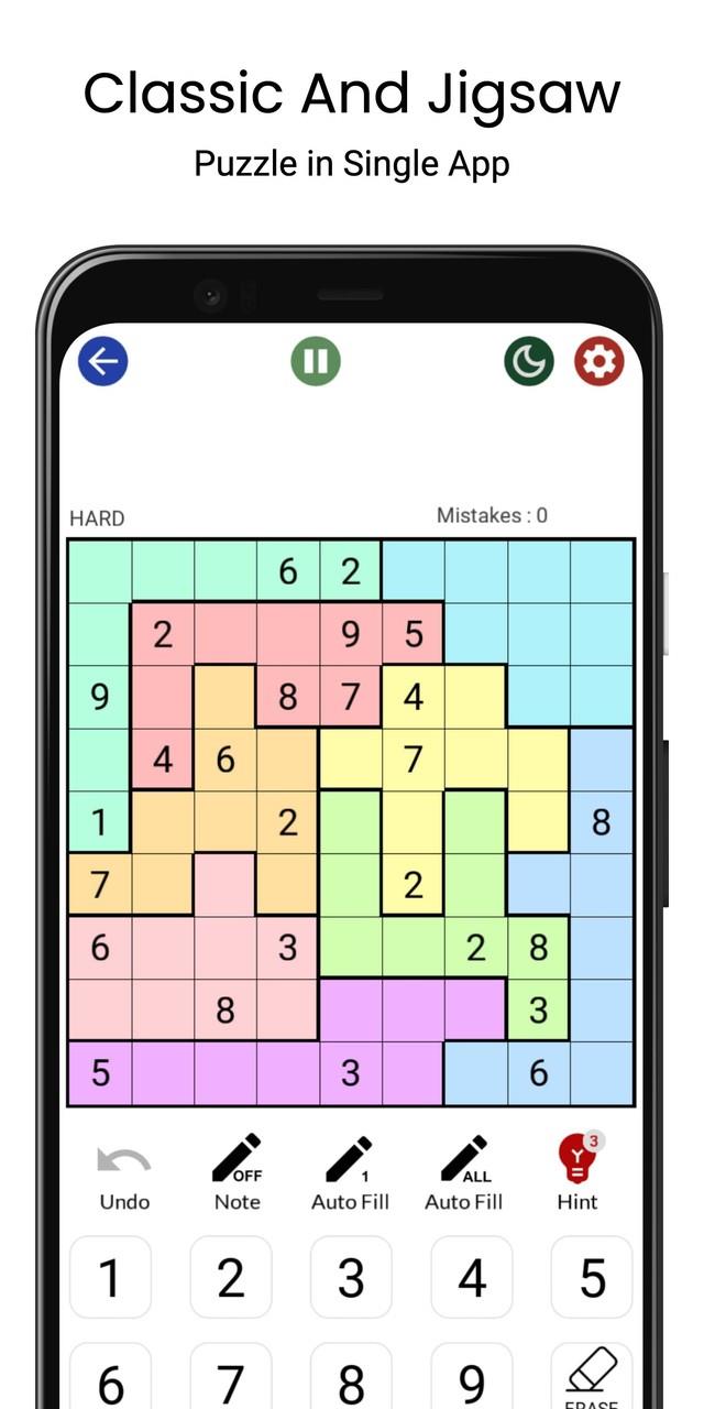 Sudoku - Classic & Jigsaw 스크린샷 3