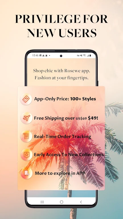 Rosewe-Online Shopping Capture d'écran 4