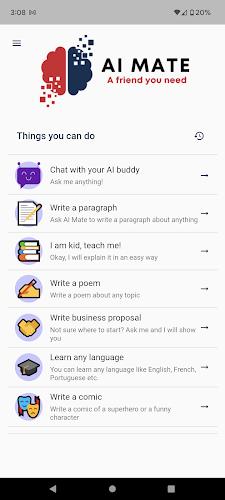 AI Mate - GPT chat स्क्रीनशॉट 1