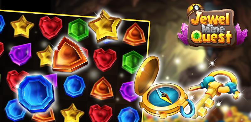 Jewel Mine Quest: Match-3 스크린샷 2