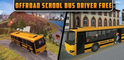 Offroad School Bus Driver Game Tangkapan skrin 1