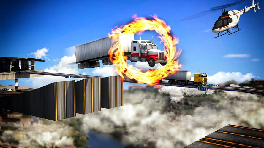 Impossible 18 Wheeler Truck Dr Captura de pantalla 3