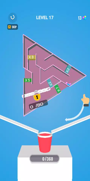Multi Maze 3D : Spin & Collect Captura de pantalla 2