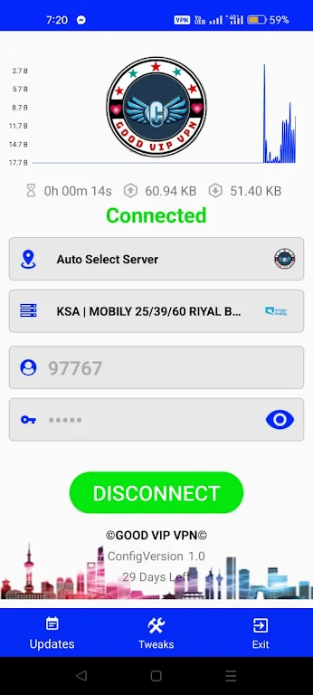 GOOD VIP VPN Captura de pantalla 3