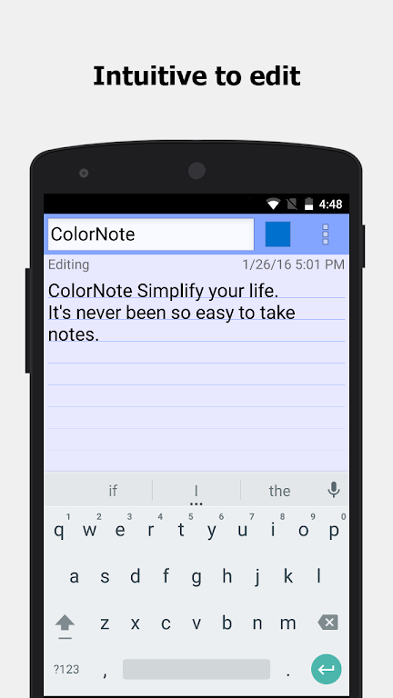 ColorNote Bloc de notas Notas Captura de pantalla 3