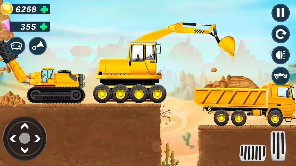 JCB Construction Truck Games Captura de tela 2