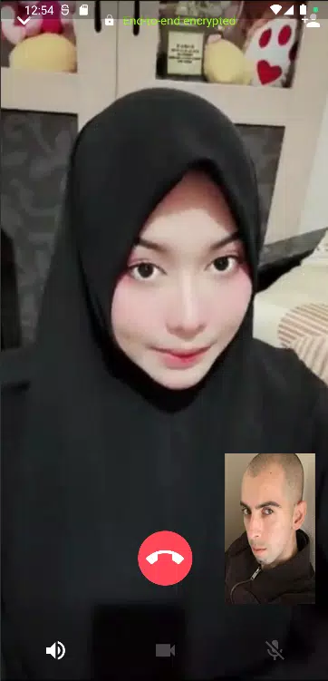 Schermata Fake Video Call Ukhti Cantik 2
