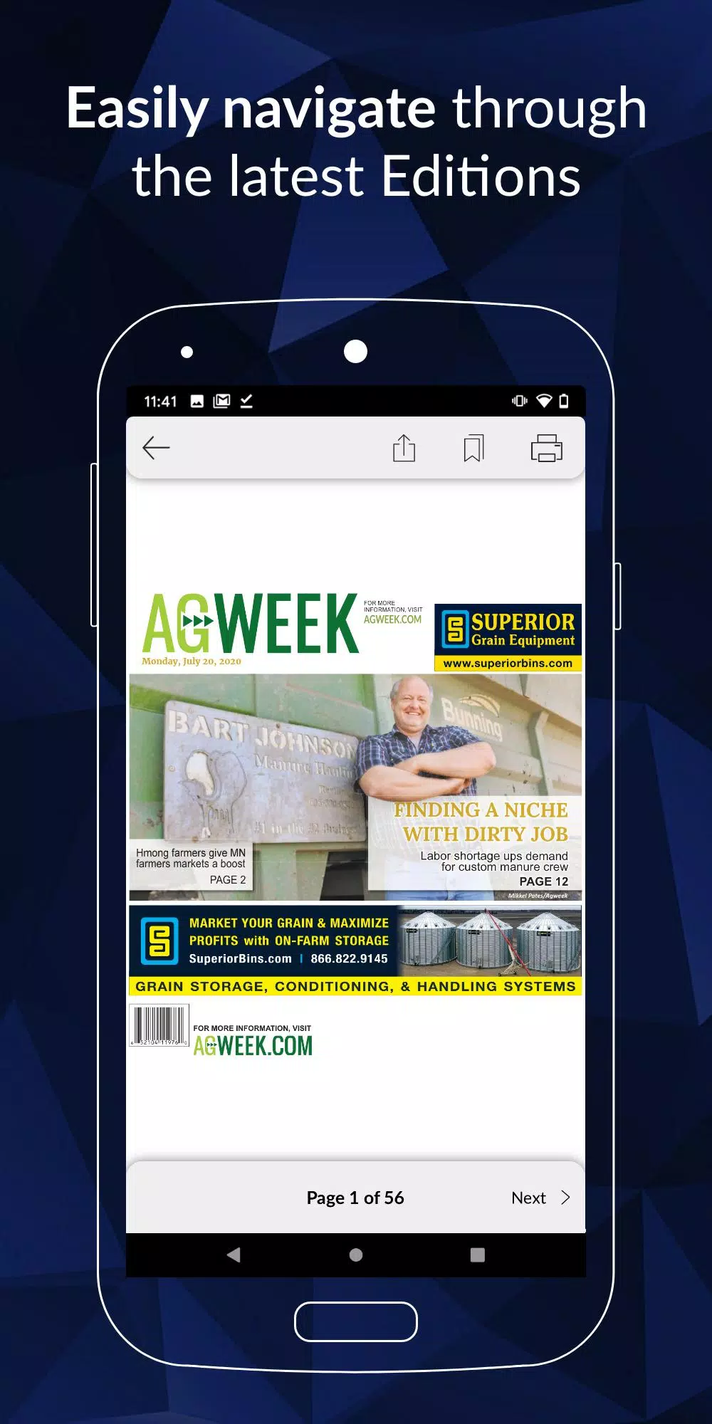 Agweek E-Paper Tangkapan skrin 2