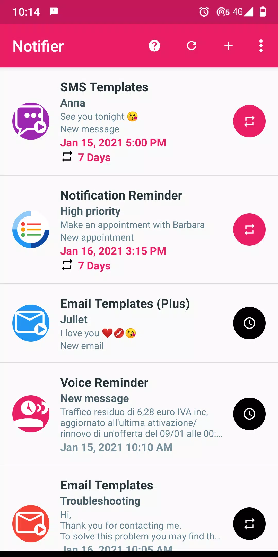 Fake Notifications Скриншот 4
