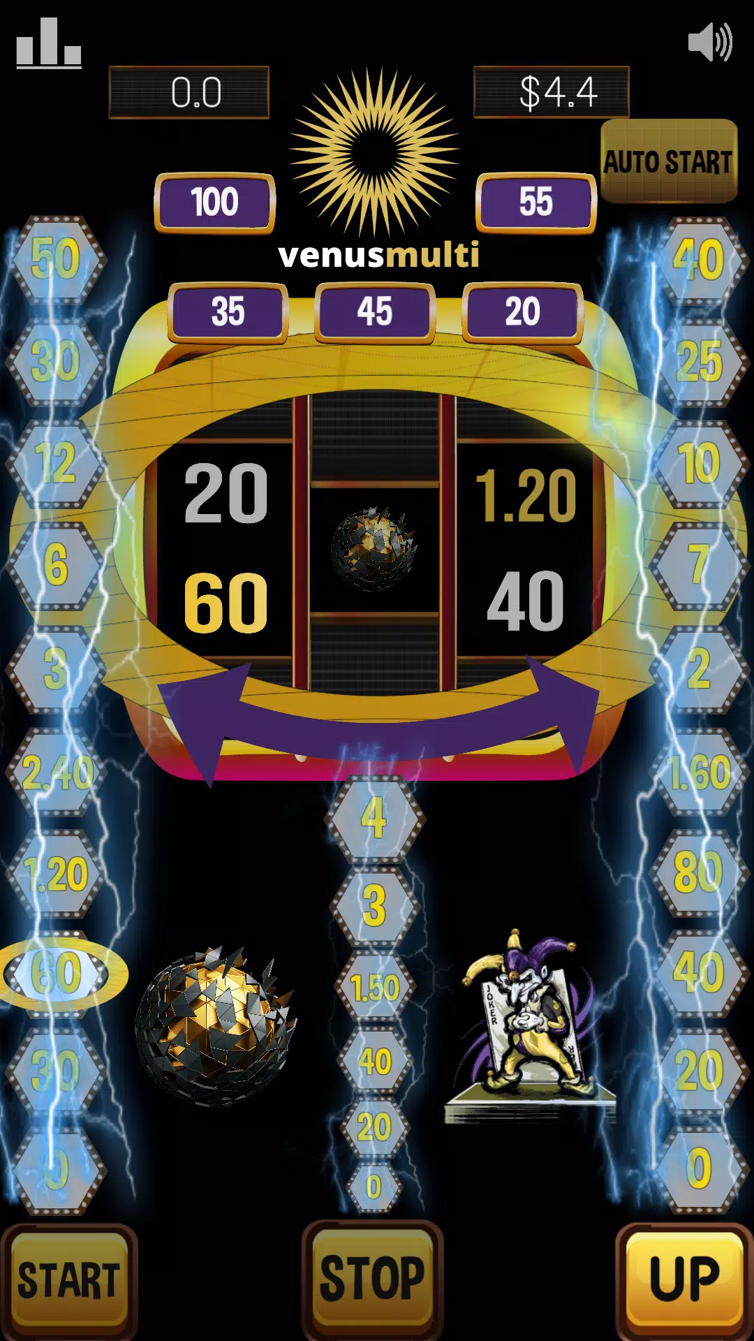 Venus multi slot machine – sun Schermafbeelding 2