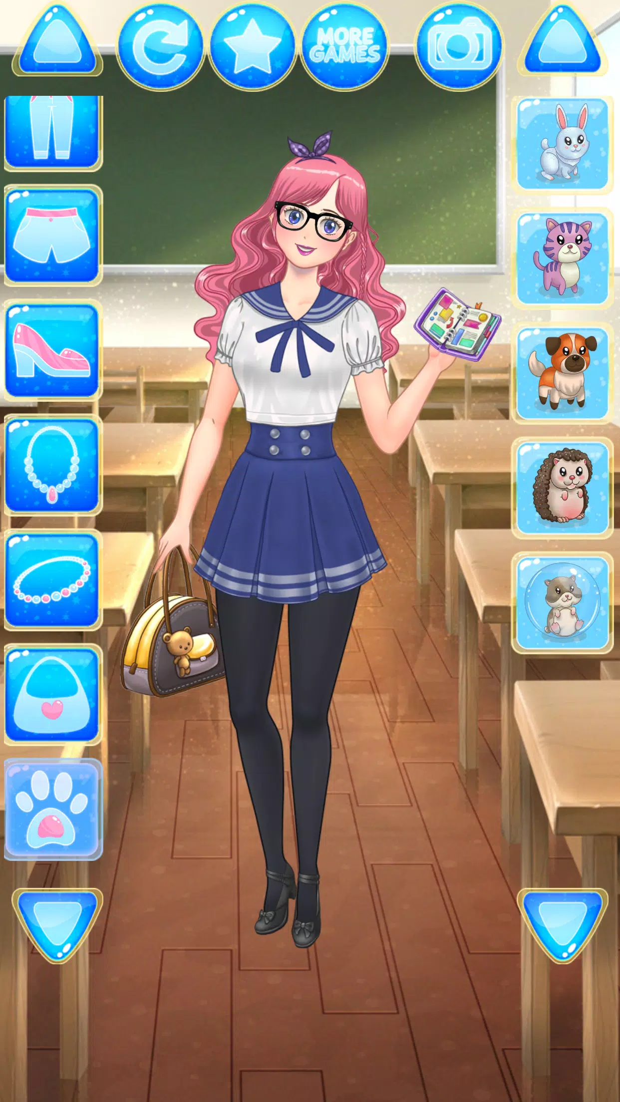High School Anime Dress Up Screenshot 2