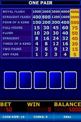 Double Down Stud Poker ဖန်သားပြင်ဓာတ်ပုံ 1