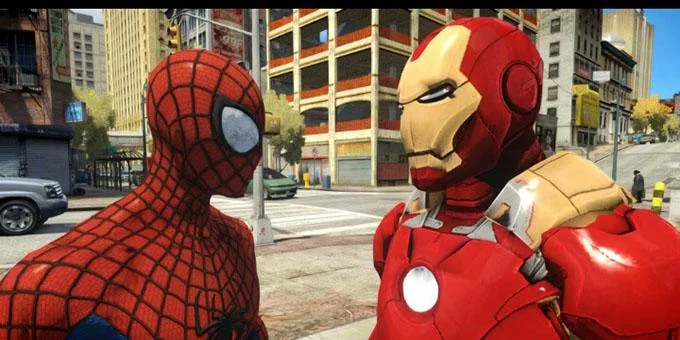 Spiderman vs Iron Man 3D Adventures Zrzut ekranu 1