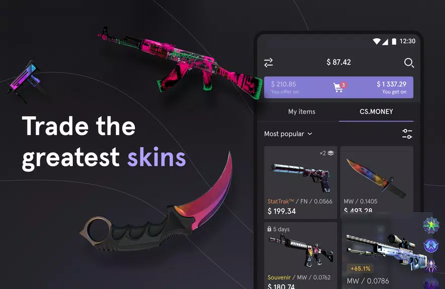 CS.MONEY ‒ Trade CS:GO skins 스크린샷 1