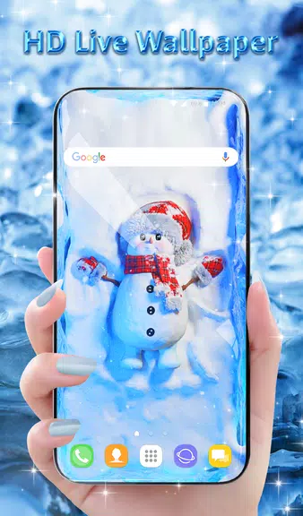 Christmas Wallpaper Theme HD ဖန်သားပြင်ဓာတ်ပုံ 1