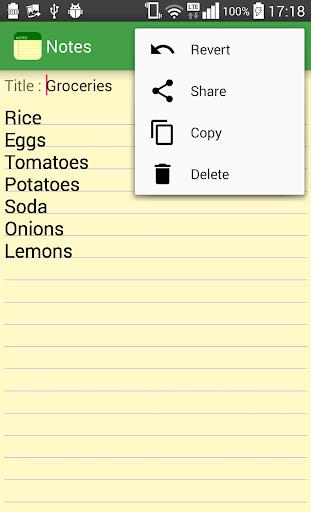 Notes - Notepad ภาพหน้าจอ 3