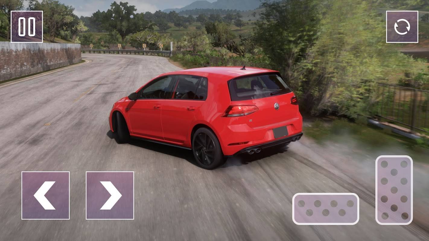 Real Racer Golf GTI Turbo Car Schermafbeelding 2