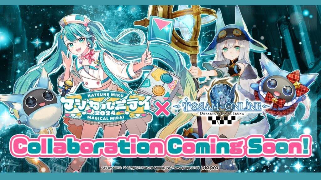 Toram Online은 Hatsune Miku와 팀을 이룹니다
