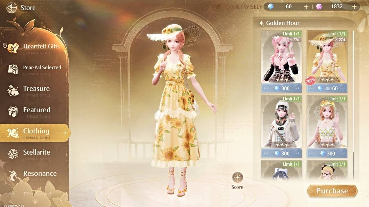 Golden Hour outfit preview