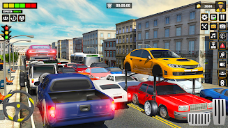 US Taxi Car Driving Games Скриншот 4