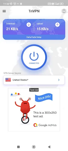 Tri VPN - Fast & Secret Schermafbeelding 1