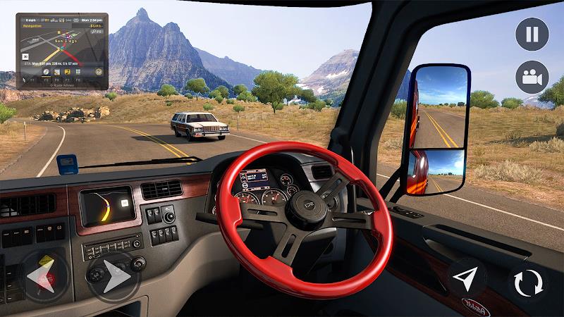 American Truck Driving Games Captura de pantalla 2