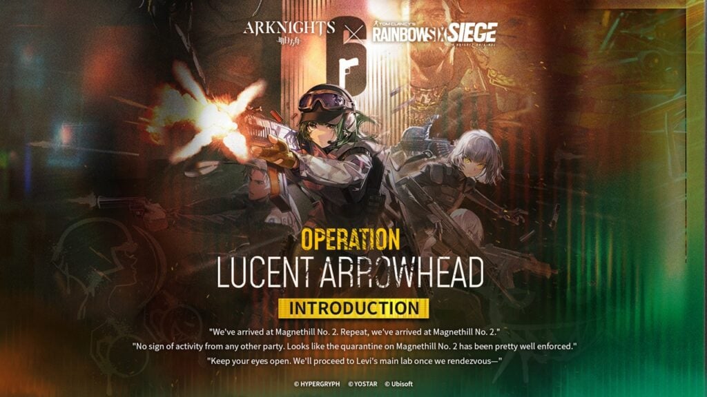 Arknights at Rainbow Anim na Koponan para sa 'Lucent Arrowhead'