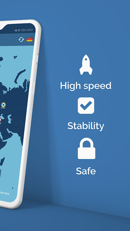 Easy VPN Free - Unlimited Secure VPN Proxy ภาพหน้าจอ 2