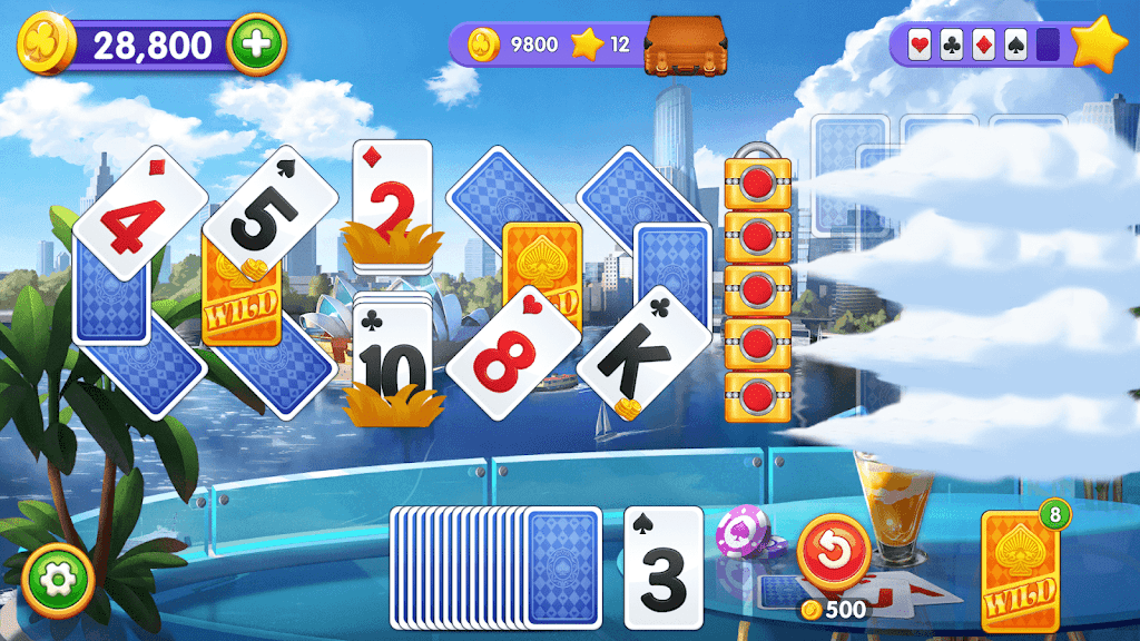 Solitaire Trip: Classic Tripeaks Card Game スクリーンショット 3