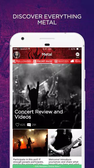 Metal Amino for Heavy Metal Music Fan Captura de pantalla 1