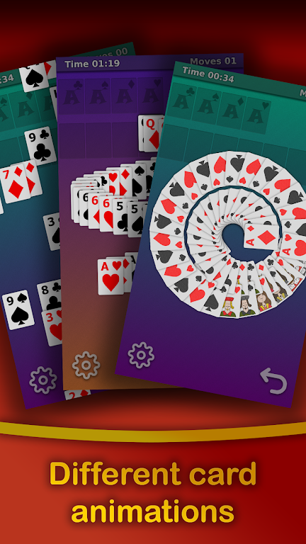 Klondike Solitaire - Free Ekran Görüntüsü 1